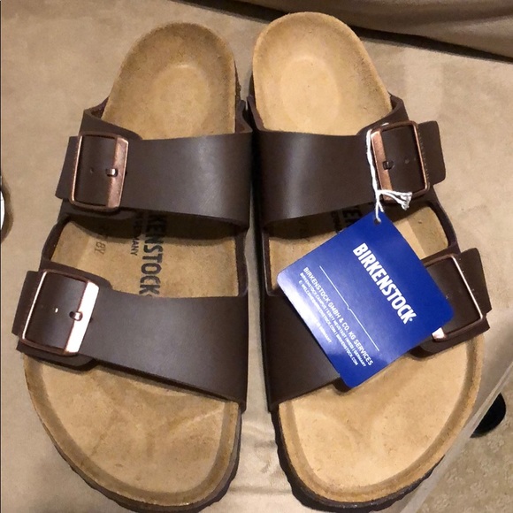 Birkenstock Shoes - NEW BIRKENSTOCKS ARIZONA BIRKO FLOR DARK BROWN -39